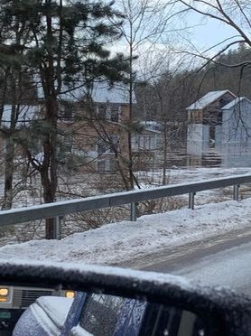 Multiple calls to pump out water from basements. These are pictures from East Branch of the Ausable River flooding into nearby homes.