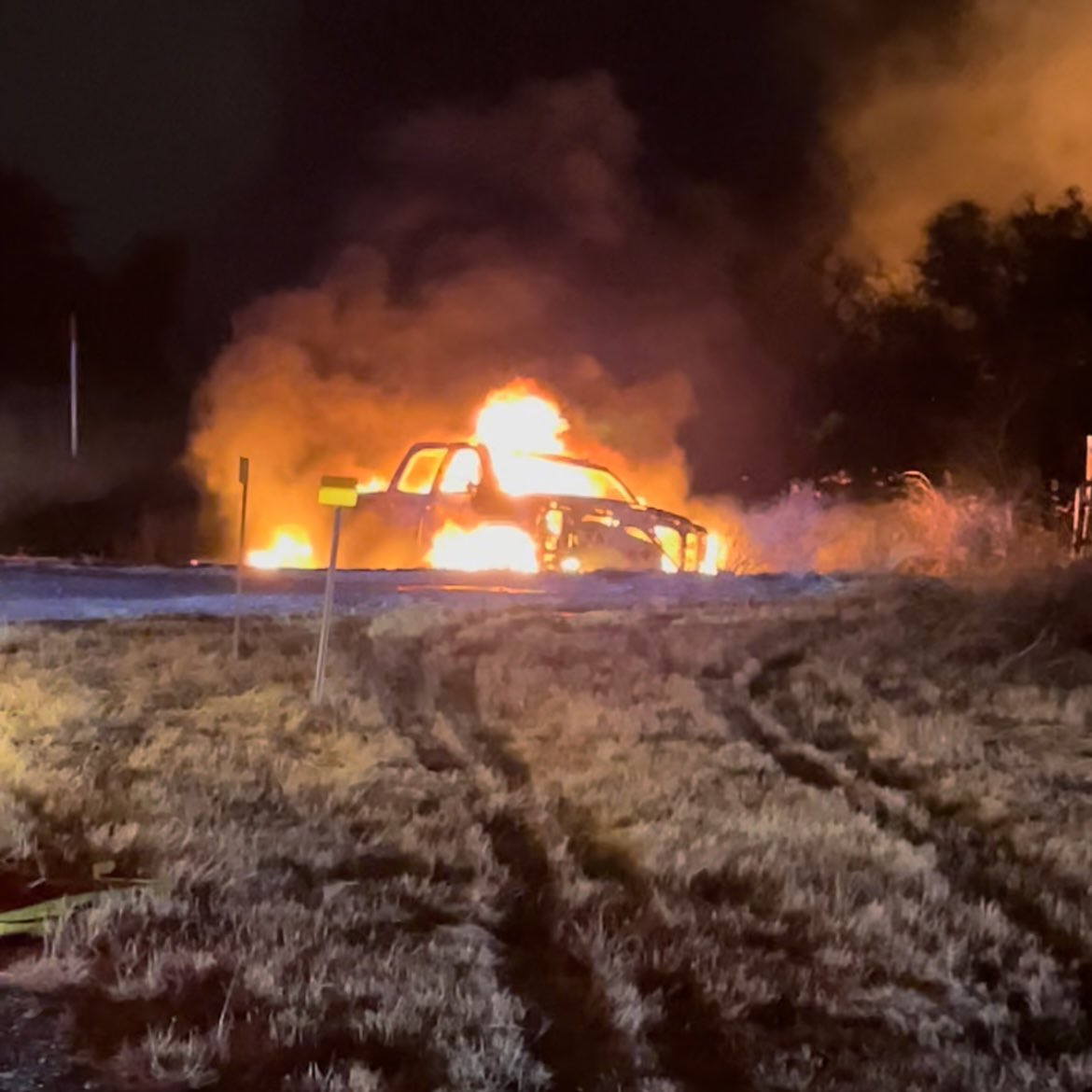 The EastlandComplex fire has burned a combined 38,000 acres.   Shelters have been opened at Eastland First Baptist Church, Eastland FEMA Shelter / Siebert Elementary, and Mountain Top Church/ Wilks Center. pickup burning just outside Eastland