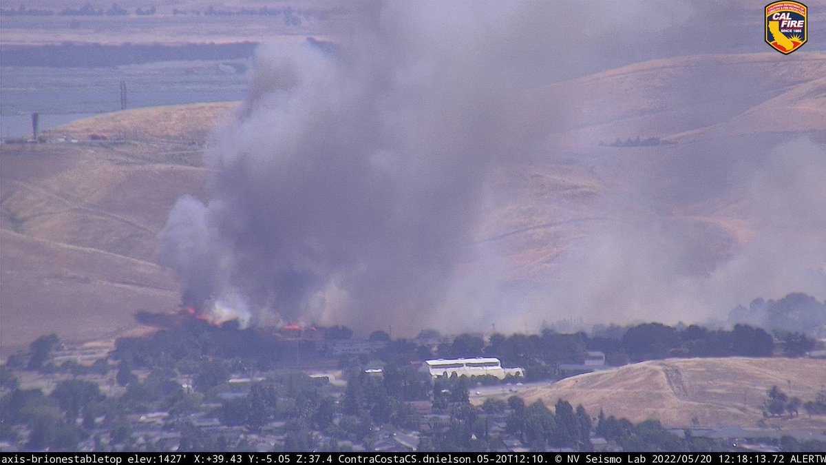 Brush fire — Off Willow Pass Court, Concord (Contra Costa County) Requested second alarm