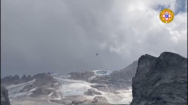 The collapse of the largest glacier in the Italian Alps has killed at least six people and injured eight others.  The glacier collapsed on the mountain of Marmolada, the highest in the Italian Dolomites
