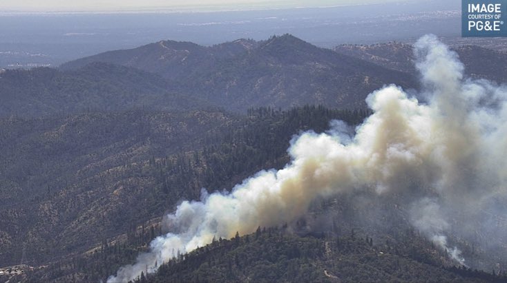 Fire has past the power lines, spot fire 1/4 mile ahead of the head. AA advised earlier they should get this boxed in with retardant