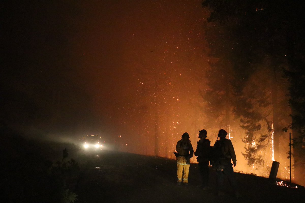 Photos from Michigan Bluff road at Chicken Hawk road about 1 hour ago