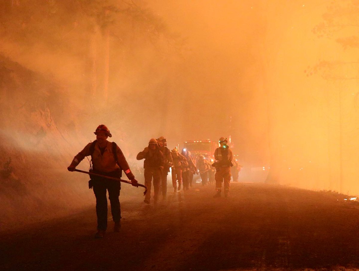 At the Mosquito Fire.