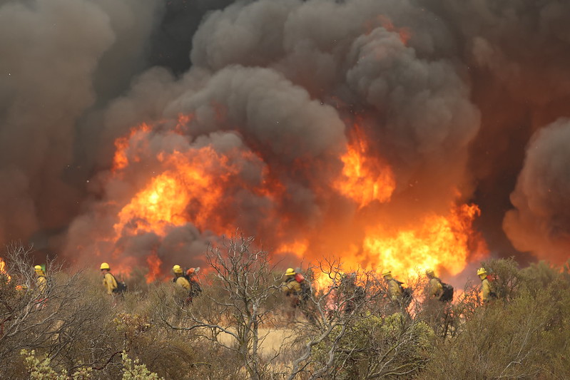 FairviewFire off Fairview Avenue and Bautista Canyon Road, near Hemet in Riverside County is 23,919 acres and 5% contained