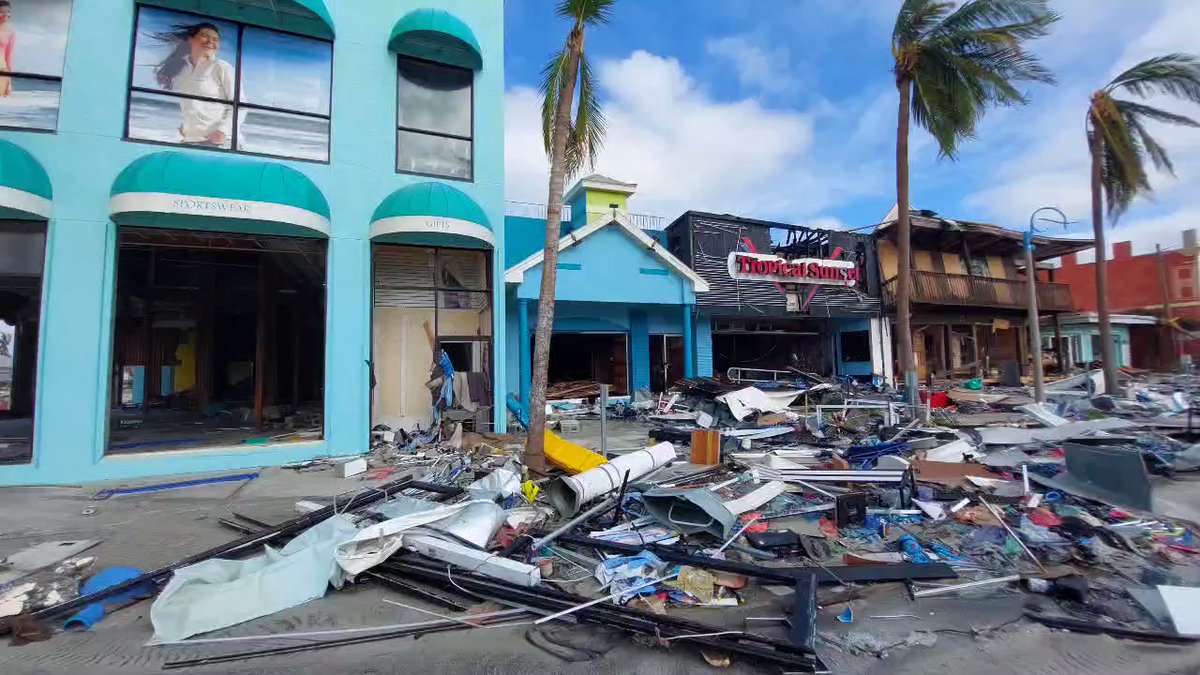 More Footage from Fort Myers Beach HurricaneIan Ian HurricanIan