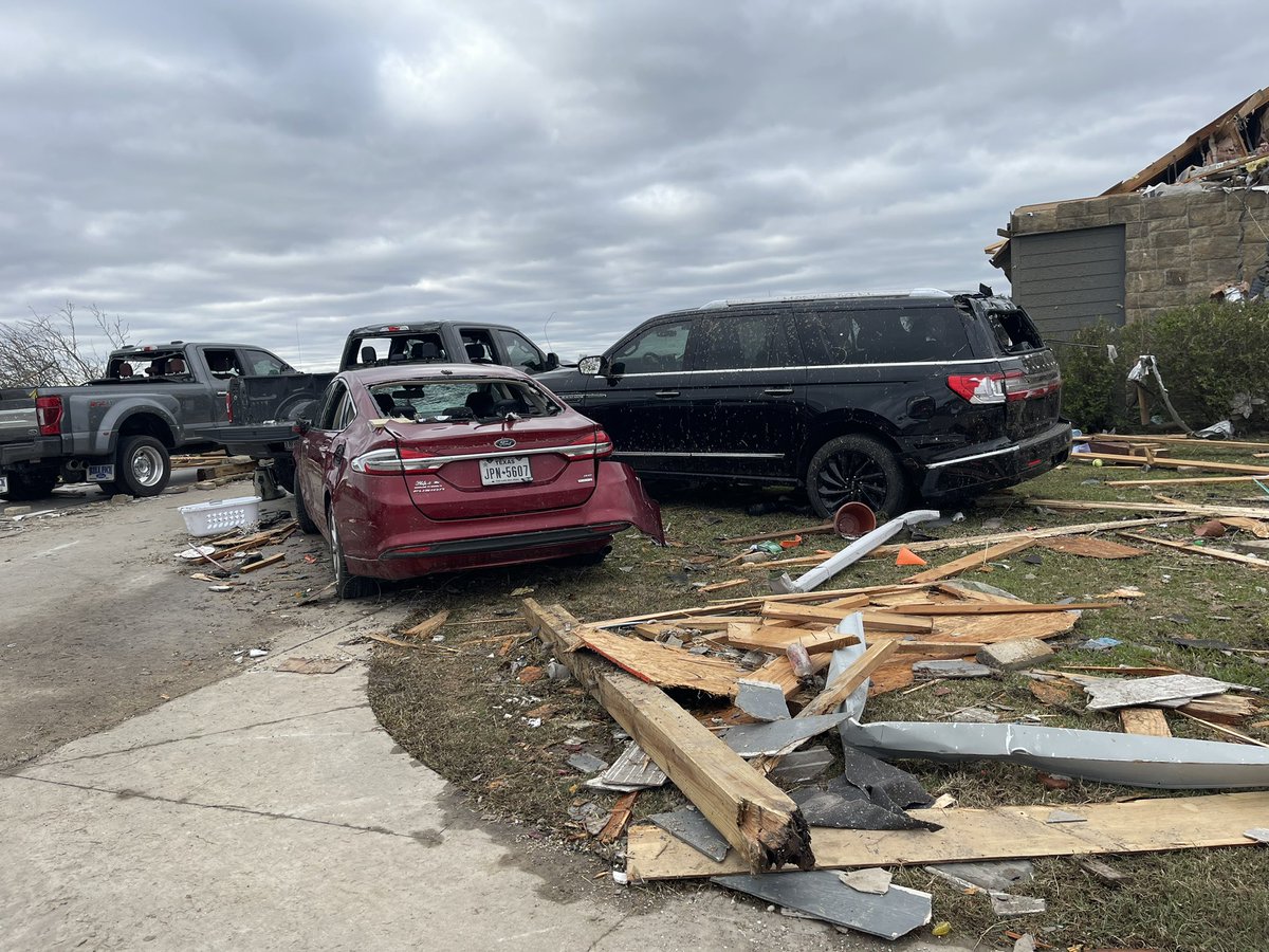 Damage at a ranch in Nome.