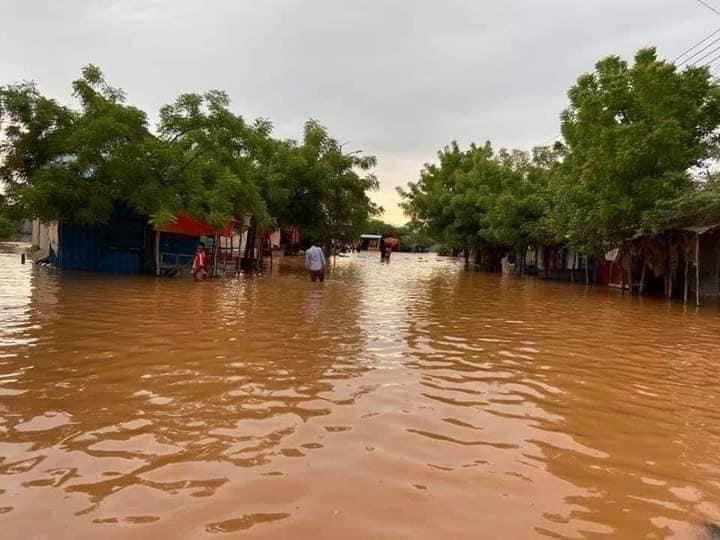 Three people of same family, mother, her daughter and grandson have been killed in the flash floods that hit Bardhere district last night