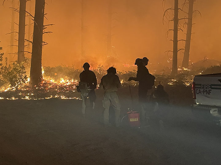 Challenge Rx Burn on the @USFSPlumas As of 10 p.m., firefighters have completed approximately 150 acres of nearly 200 acres of ignitions. As conditions remain favorable, it is anticipated that all ignitions will be completed by midnight