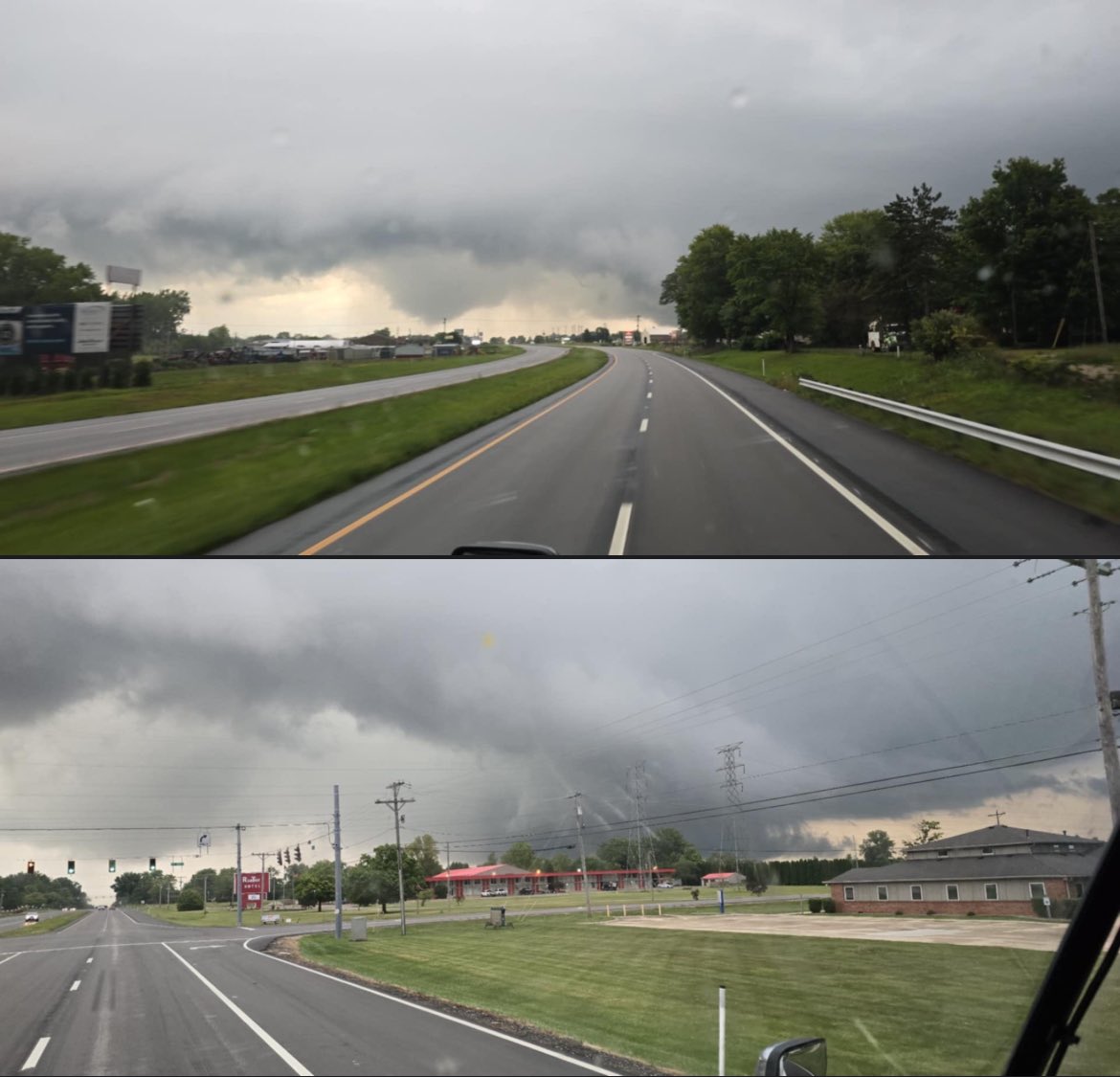 CONFIRMED TORNADO on radar and possible damage near Perkinsville.severe thunderstorm warning across central Indiana