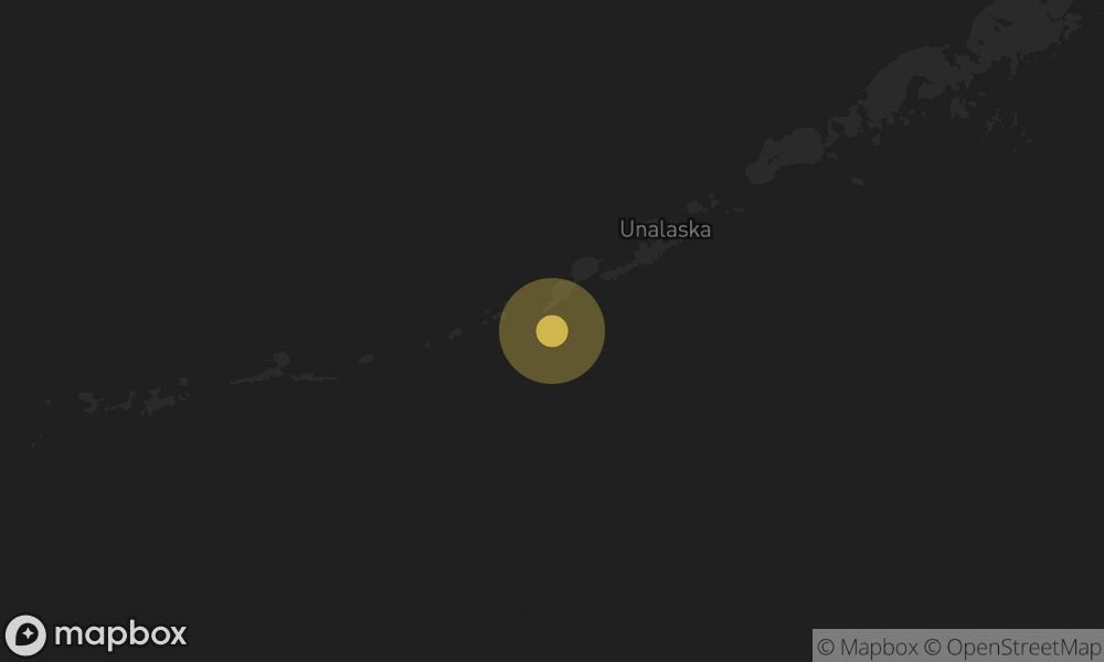 A 4.0 magnitude earthquake occured at 31 km S of Nikolski, Alaska.