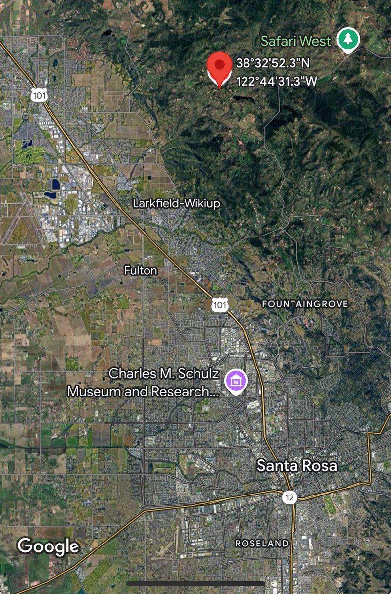 ShilohFire: CAL FIRE and local agencies are responding to a vegetation fire near Shiloh Ridge Road and Shiloh Terrace, north of Santa Rosa. The fire is approximately 1-2 acres, burning in grass at a slow rate of spread. A full wildland dispatch has been initiated by CAL FIRE