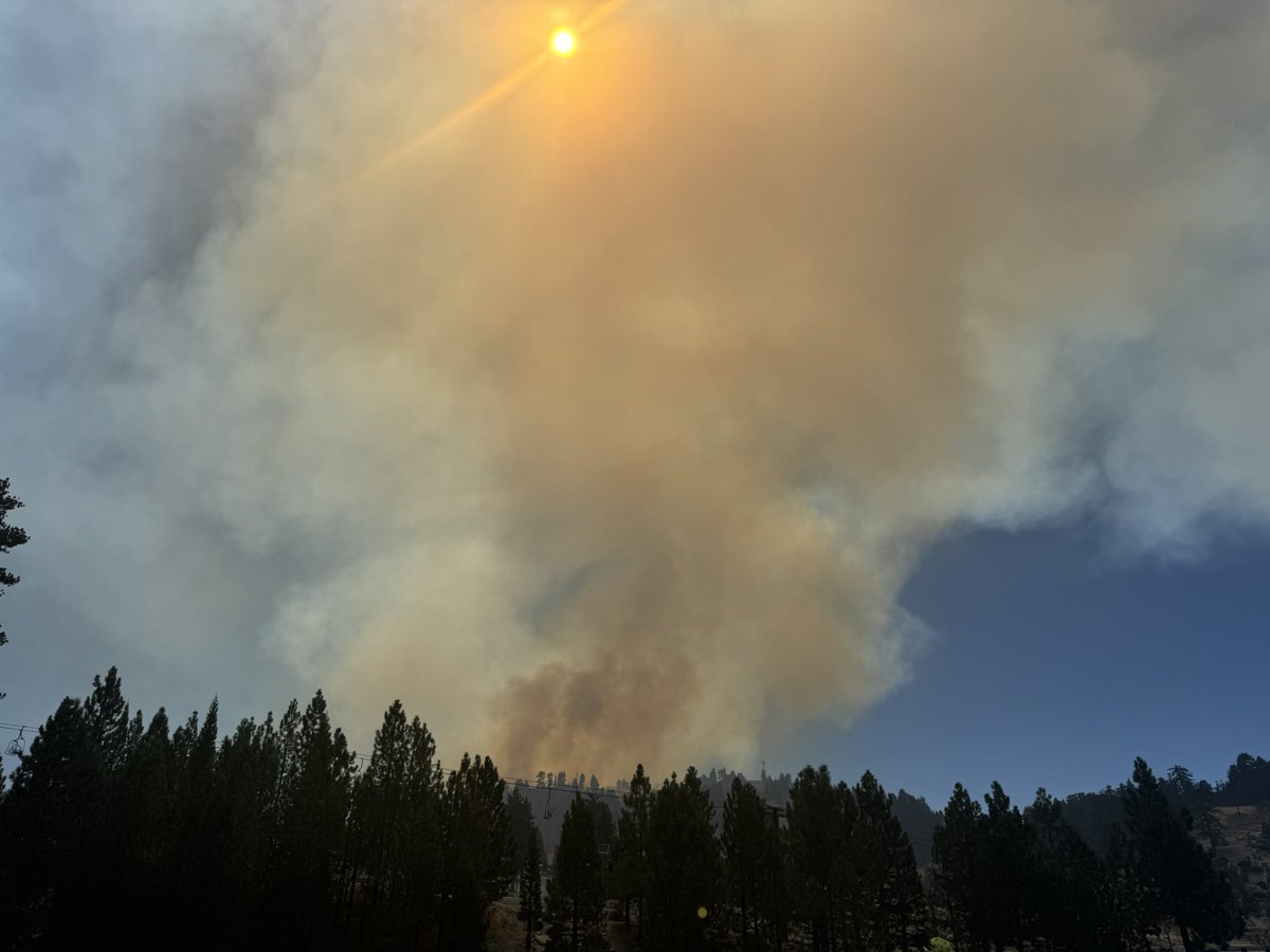 LineFire live view from Snow Valley in Running Springs