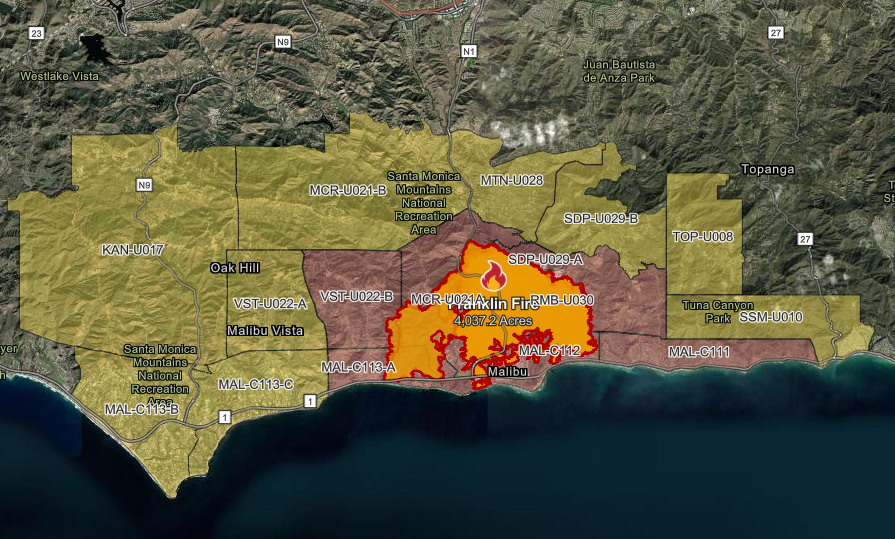 Malibu's Franklin Fire: What We Know4,037 acres burned700  firefighters and air teams battling flamesPets killed, cars and homes lostSchools shut down, red flag warning through WednesdayPower and cellphone outages persist