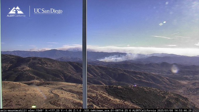 Yet ANOTHER brush fire erupts in Southern California, the LidiaFire in Antelope Valley has already burned 50  acres & is growing rapidly