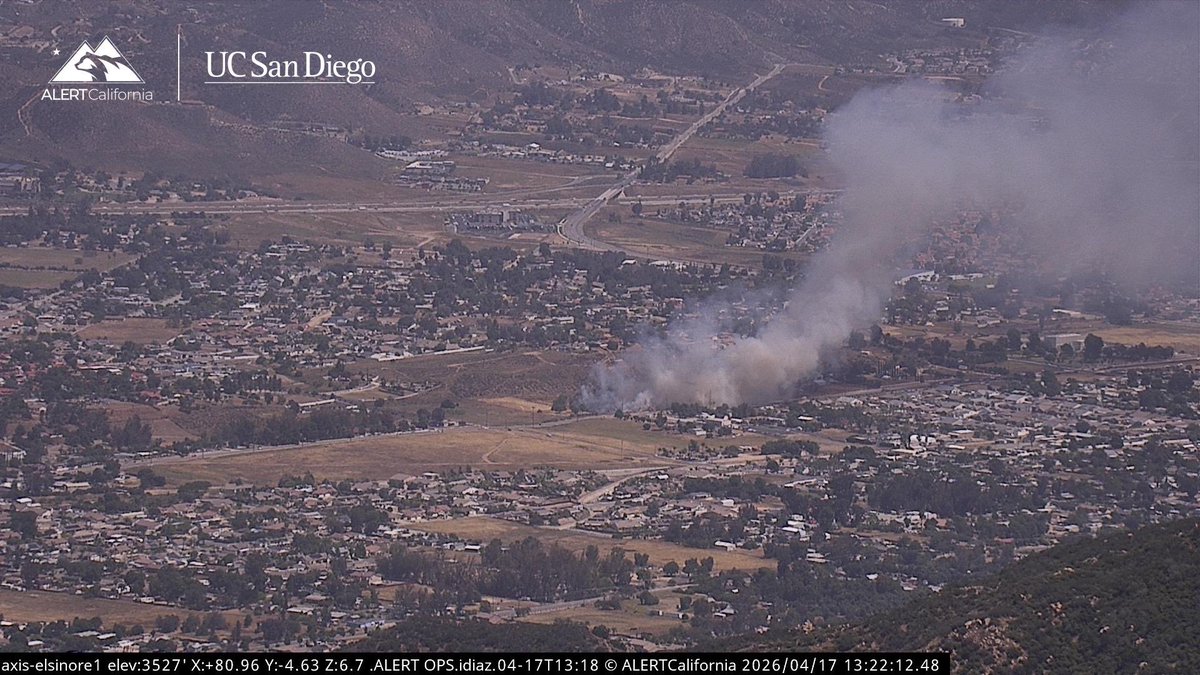 PalomarFire The Fire is 1/4 acre, Potential for 15 acres, with a Structure Threat in 10-15 minutes.New Brush Fire Palomar Street, Wildomar, Riverside County. This is the PalomarFire