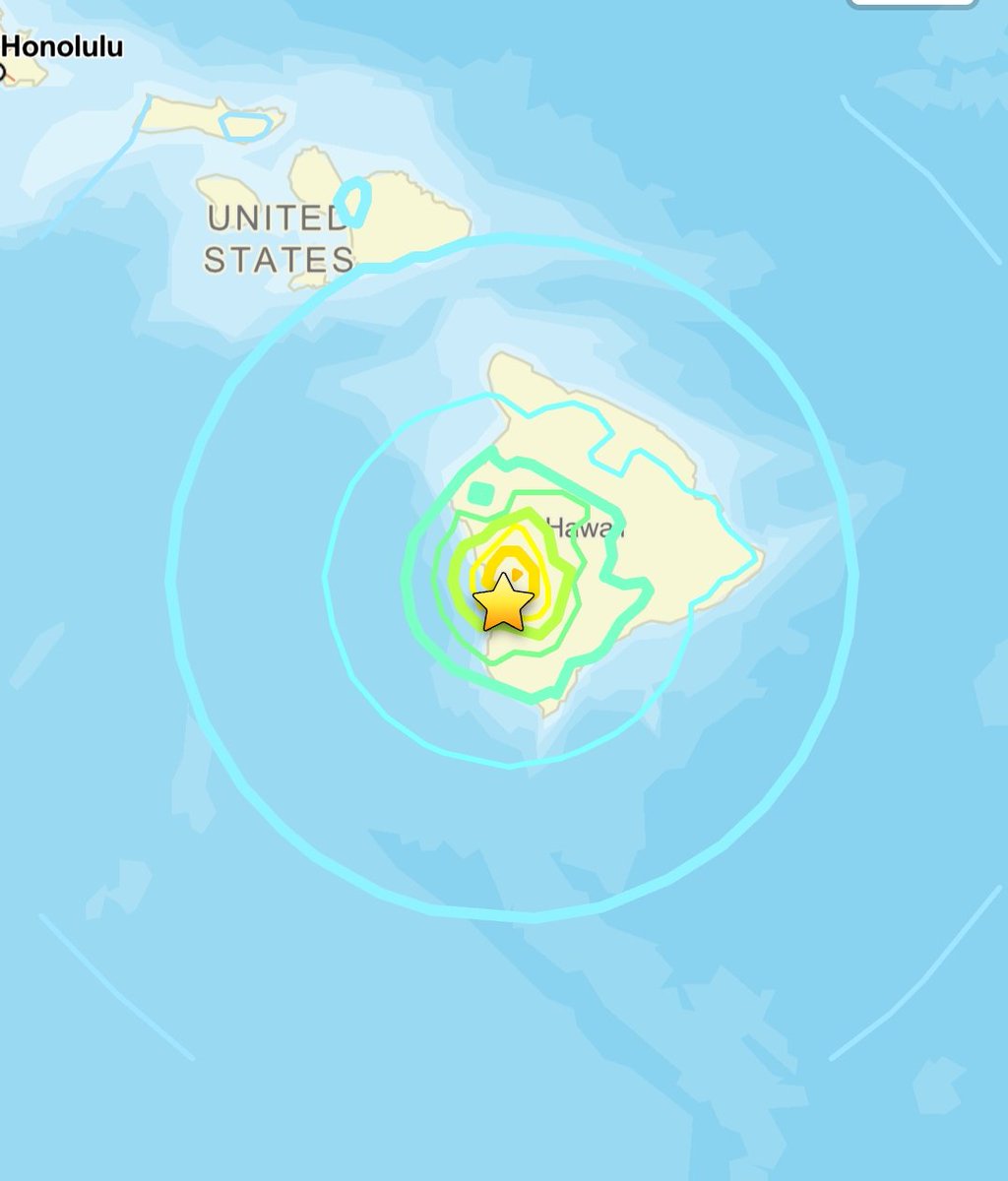 A magnitude 6.0 earthquake struck 12 km south of Honaunau-Napoopoo, Hawaii, USA