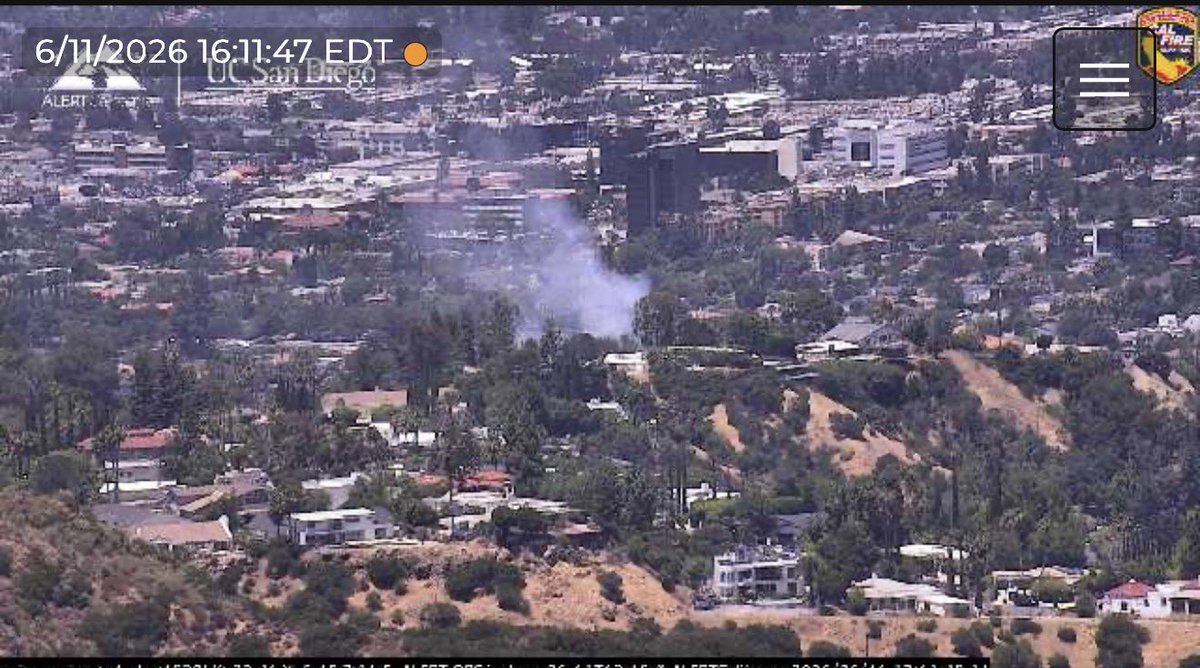 Encino. Brush fire. Boris and Grimes
