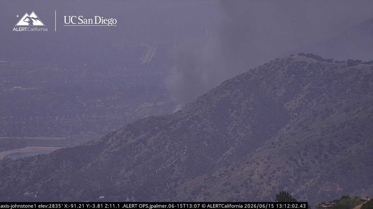 RubyFire The Fire is 2-3 acres, Moderate Rate of Spread, Potential for 50 acres, on Flat Ground, with little wind on the Fire.New Brush Fire Fish Canyon Road, Azusa, Los Angeles County. Large Column is currently showing on Cams.