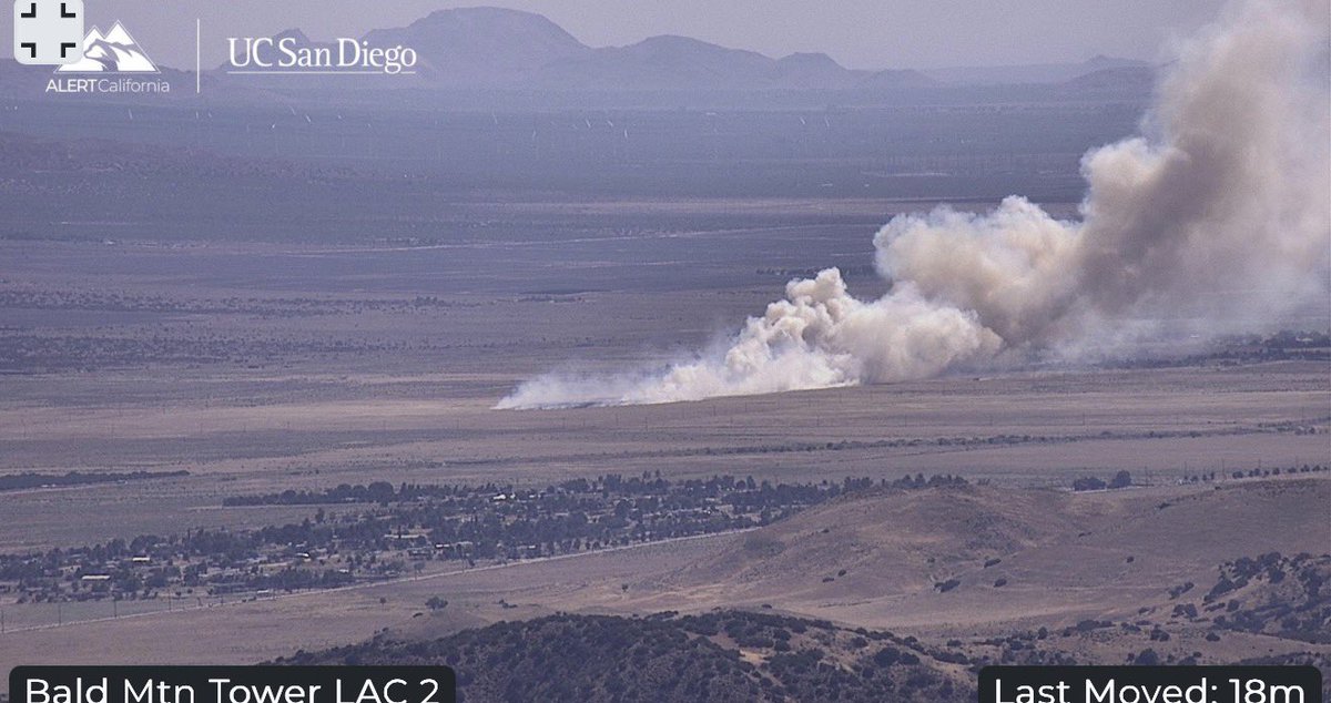 Neenach. Brush fire. 265th St and Avenue B-8. BellaFire