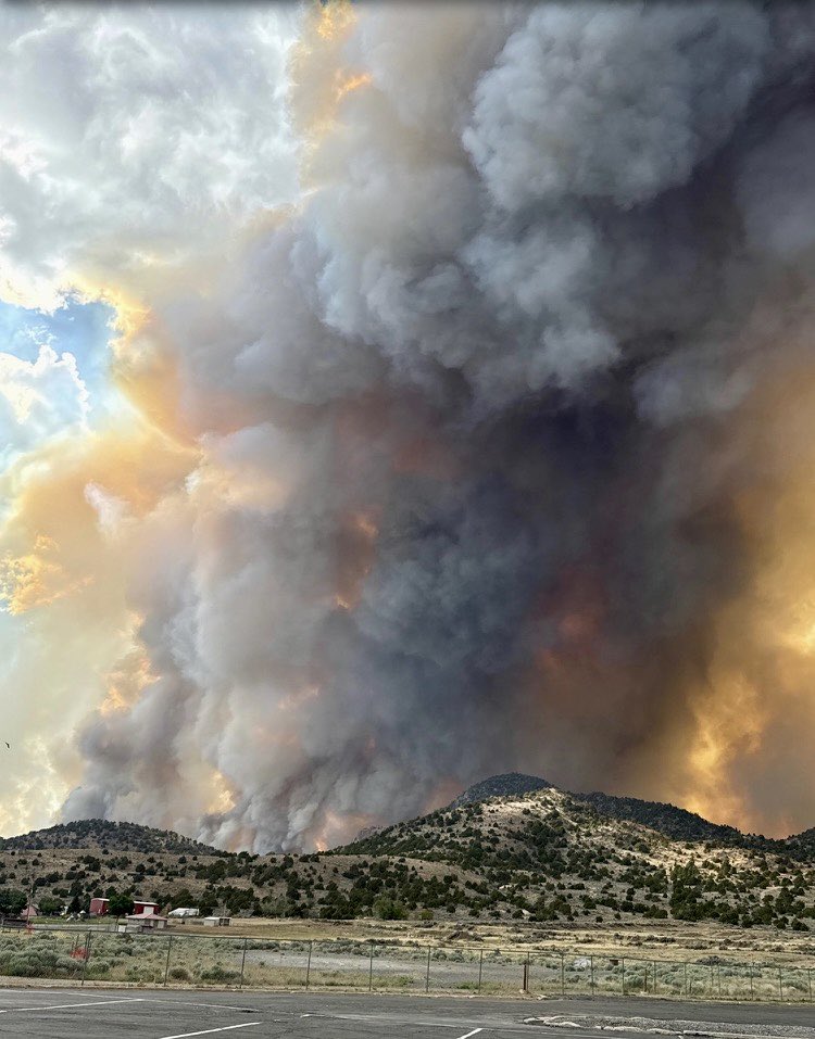 Utah: The town of Eureka has been ordered to evacuate. This is a GO NOW order. The fire is now 13,357 acres, and moving quickly. There are roughly 660 residents in the area. The fire has grown 12,000 acres in 12 hours