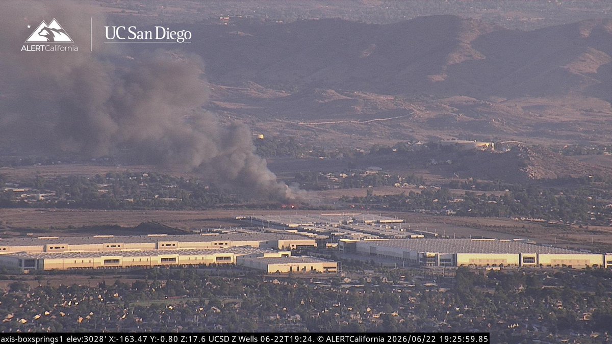 New Brush Fire Nandina Avenue/Barton Street, East of Moreno Valley