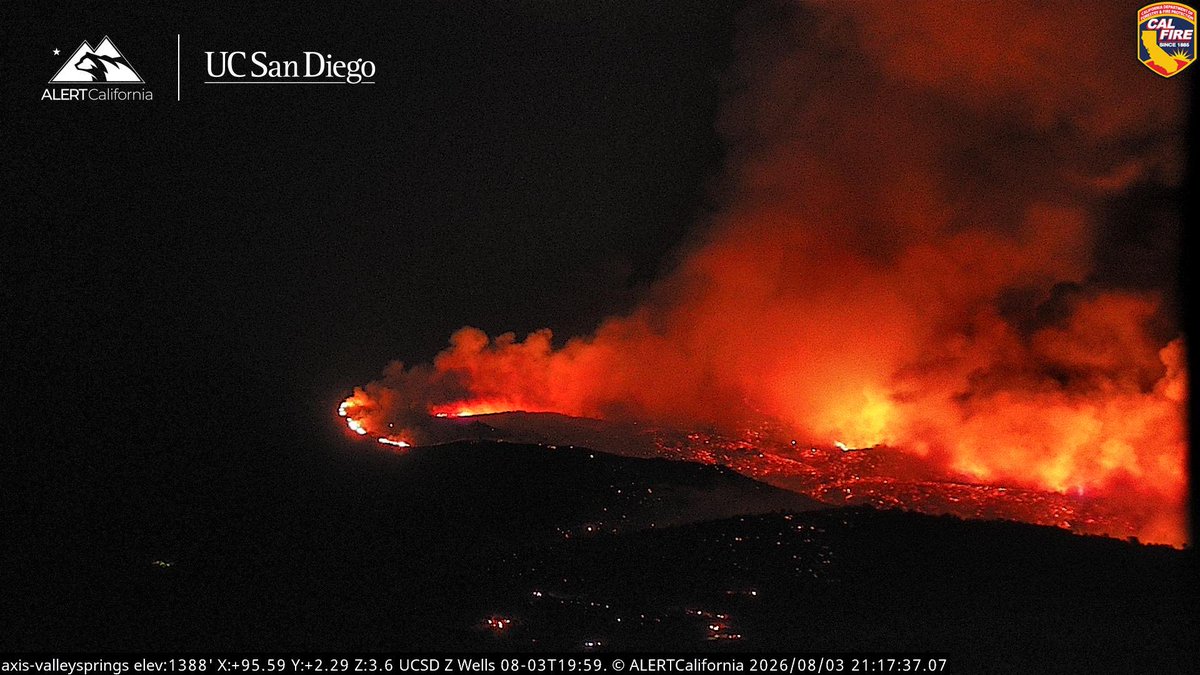 GannFire The Fire is Active to the South burning in Drainages and pushing towards Cooper Lane and is approximately 1 mile. Incident Command - Requesting an Additional 25 engines, 8 Hand Crews, 8 Dozers Immediate need.GannFire Night Ops Aircraft Assisting